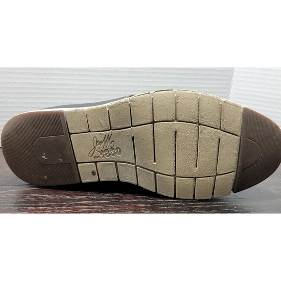 Johnston & Murphy Holden Plain Toe Leather Oxford Black Dress Shoes Size 10.5 - Picture 10 of 11